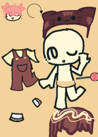 made a dress up game for my follows