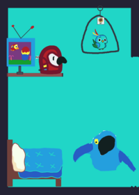 stupid penguins house