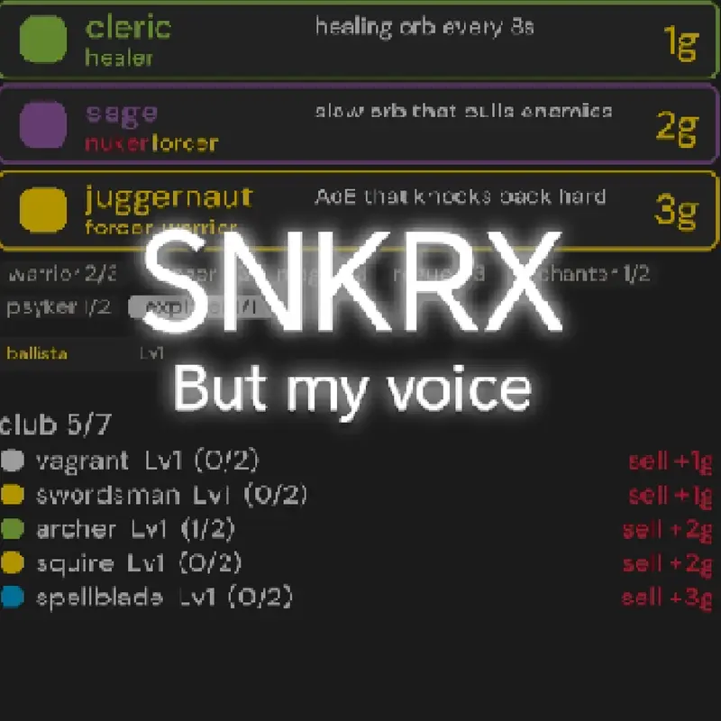 SNKRX but I ruined it with my voice by @Mateominixd_2012