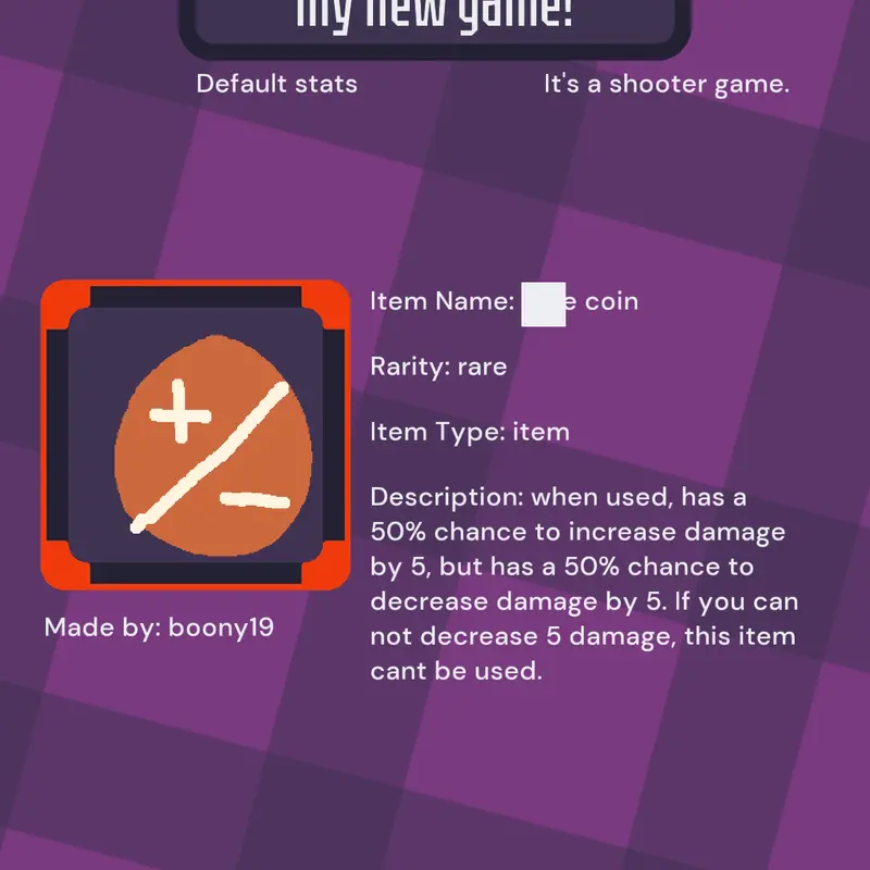 Game by @Boony19