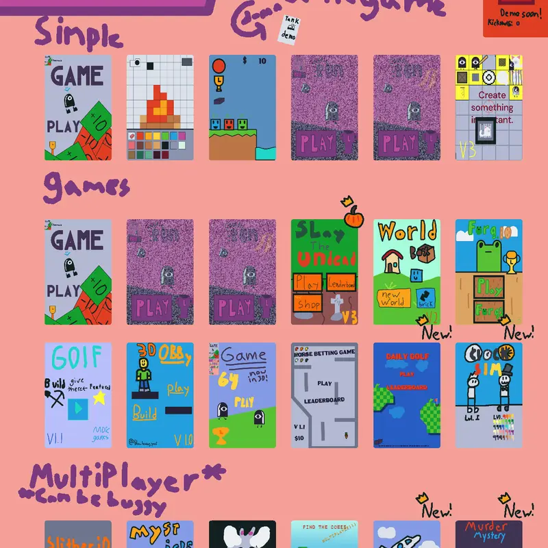 Main Deck -  play my best games by @flying_hedgehog_studios