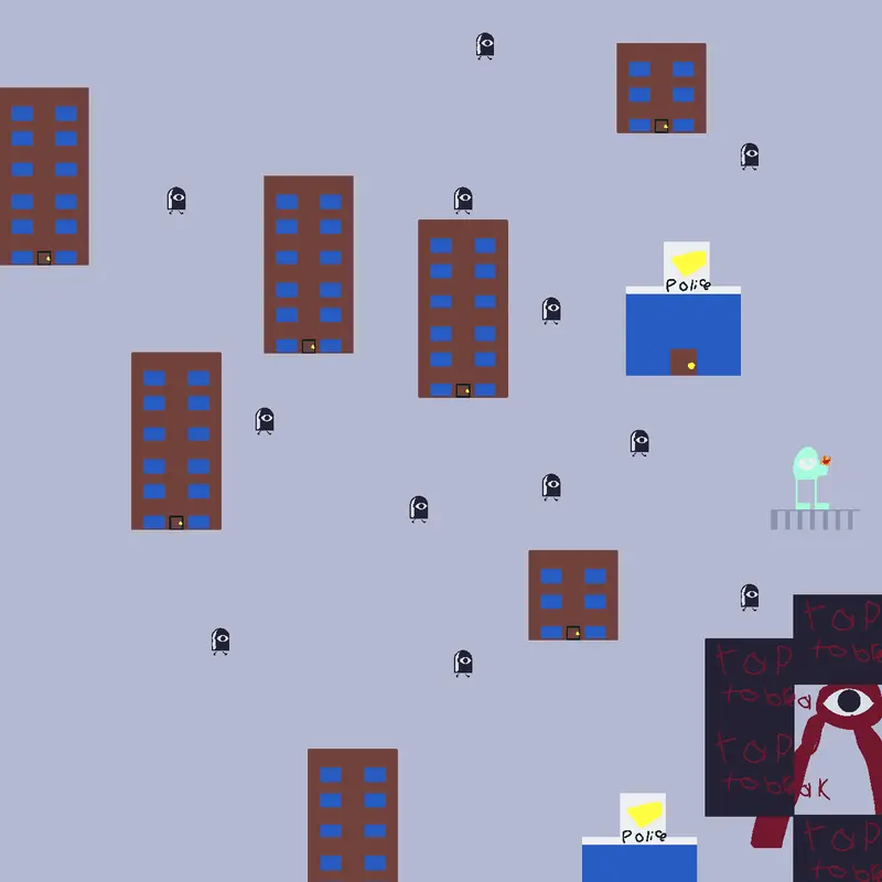 Destroy cities by @gorillatags