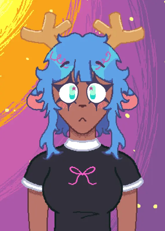My Little Deer oc named Kim! (3 by @Meepthefoodie