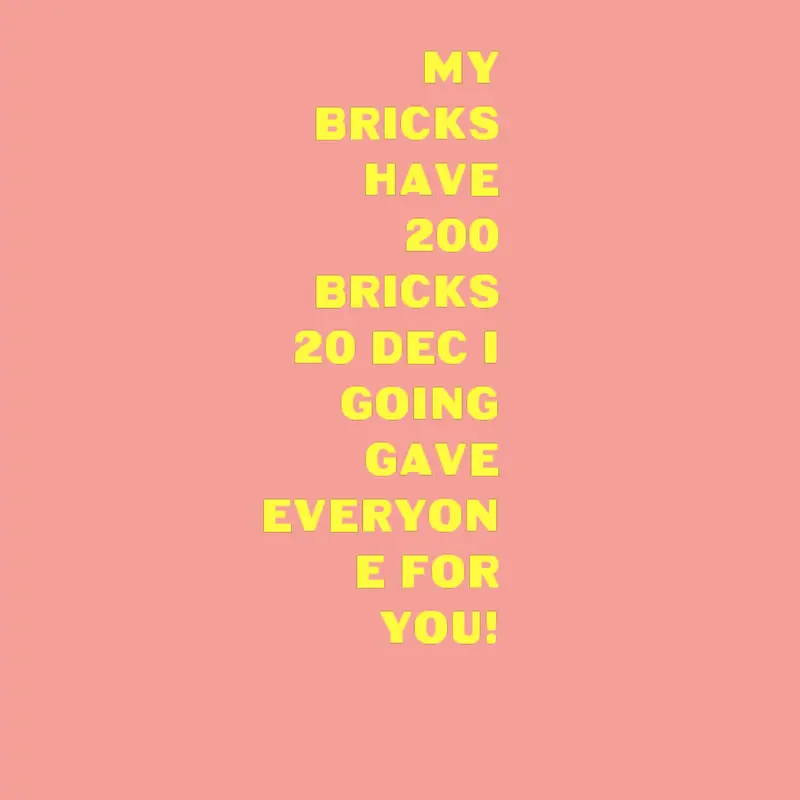 New bricks are dropped 200 Bricks! by @Angelo2026