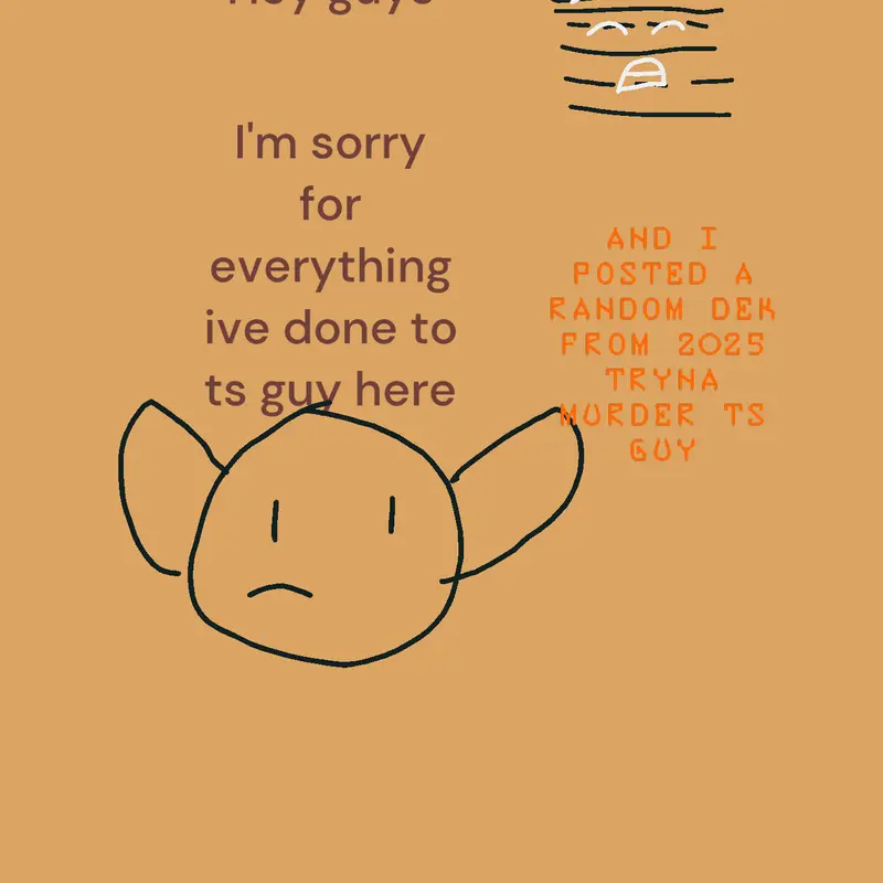 I'm sorry by @Sometcffan5thalt
