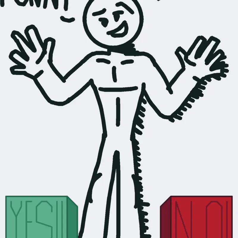 Jokes n’ Choices by @A_MaskedFigure