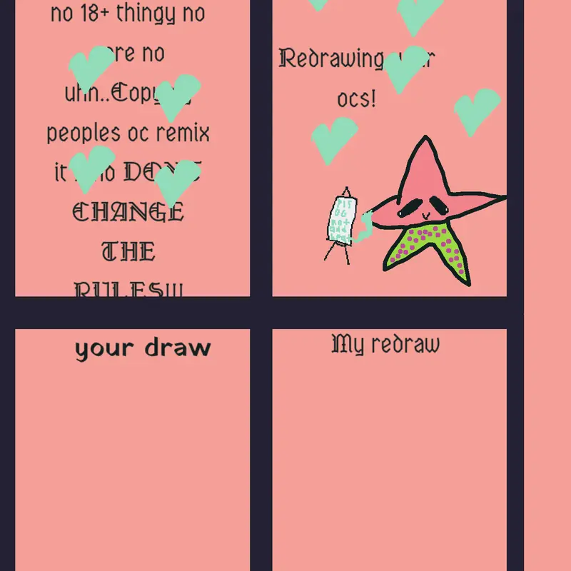 REDRAWING YOUR OCS BABY!!! by @Skybell