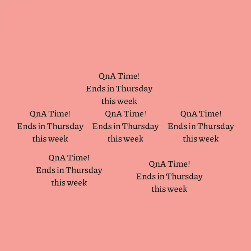 QNA 20 FOLLOWERS by @Heagschjaz