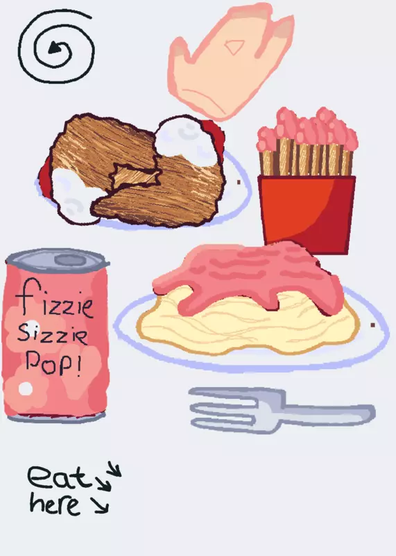 Fast food eating (EAT AT THE BOTTOM!) by @Reisen