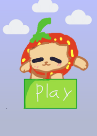 Take care of strawberry cat