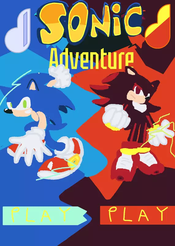 Sonic vs shadow the adventure (demo) by @Bernascastle