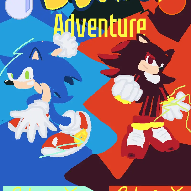Sonic vs shadow the adventure (demo) by @Bernascastle