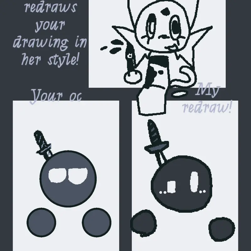 Redrawing your oc by @Browniemymainoc