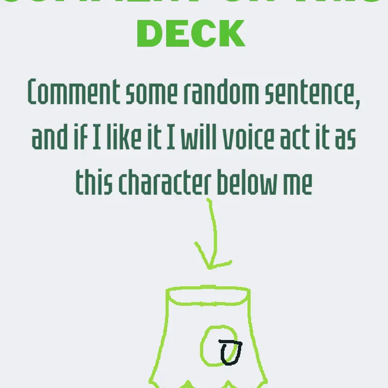 I need you to comment on the deck by @Toastie_Official