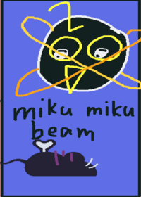 well this was very rushed, but i made MIKU...