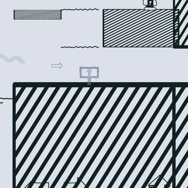 A HARD stickfigure platform by @PJBM