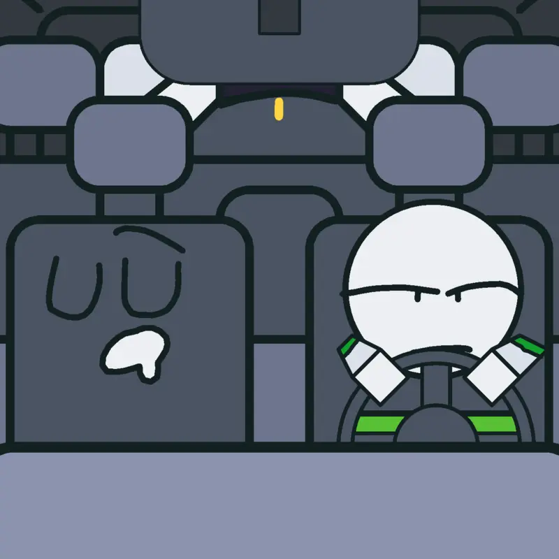 Oly and poptart's oc in an uber car by @Alt_Account_Actp