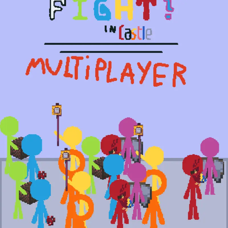 Sticks fight in castle! (Multiplayer by @Mr_random-666