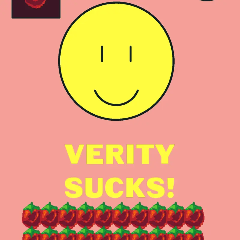 throw tomatoes at verity because he suck by @Thegamerecreation