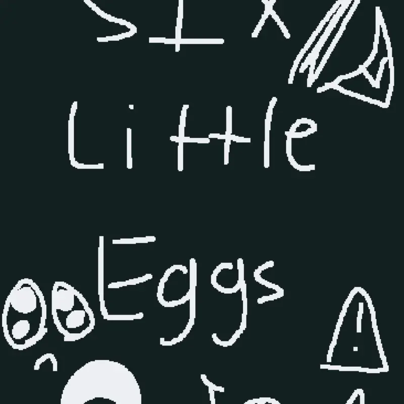 Six little eggs by @Hola_Soy_Santi