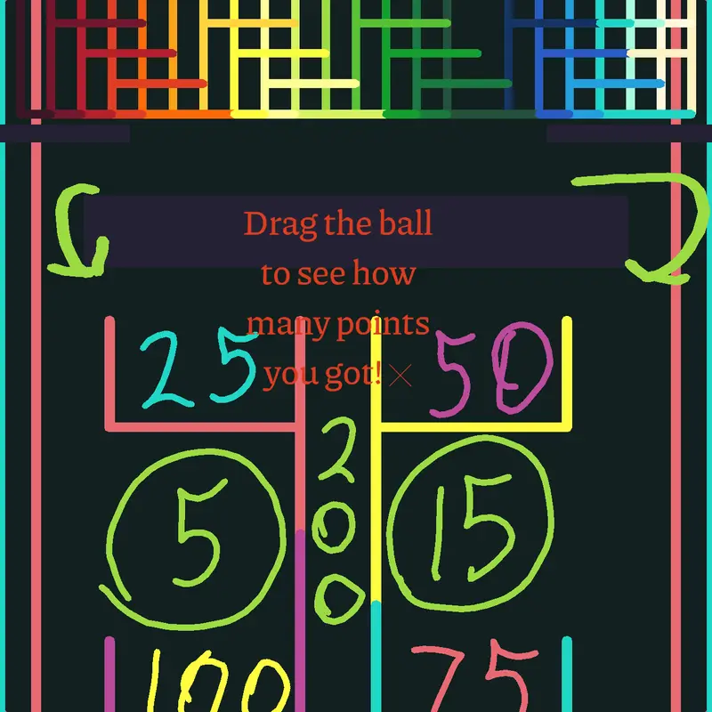 a very colorful version of pinball by @TURTLENUGGETARMYSAMEPPL
