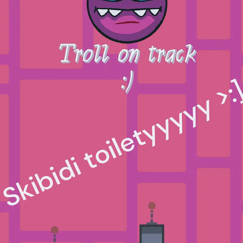 Troll on track by @Smeshertresh