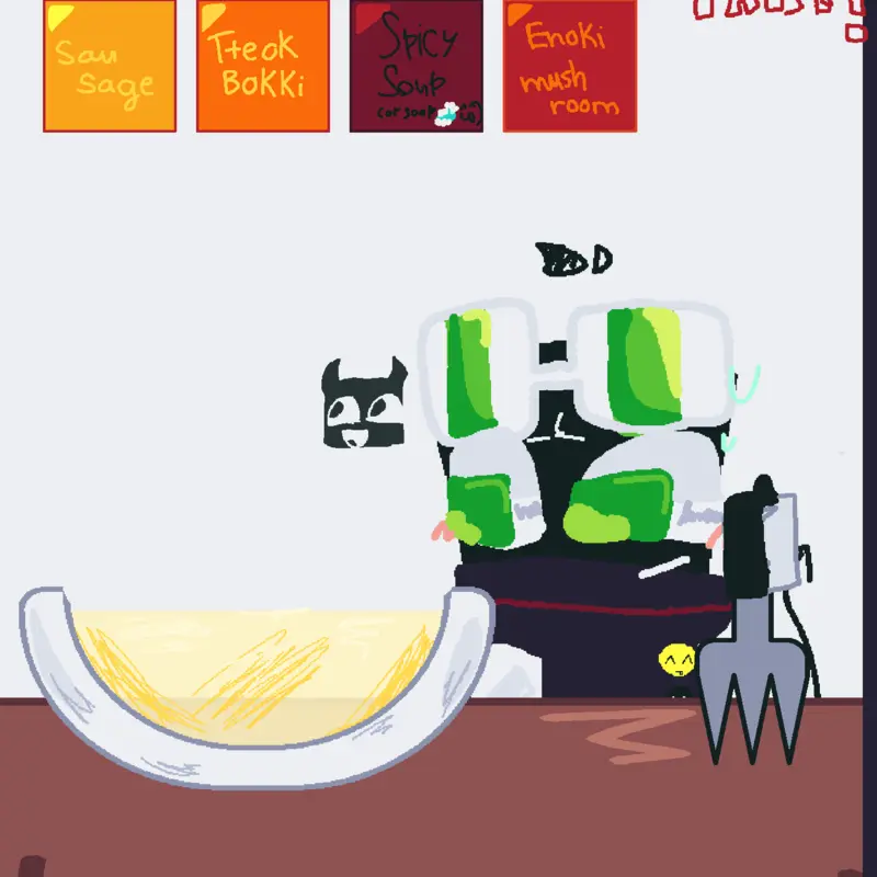 ThatMob Mukbang(he is forced) by @ThatVerity