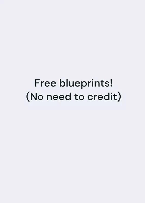 Free blueprints by @Lily_Official_