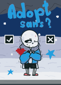 Adopt sans credits to doodles_