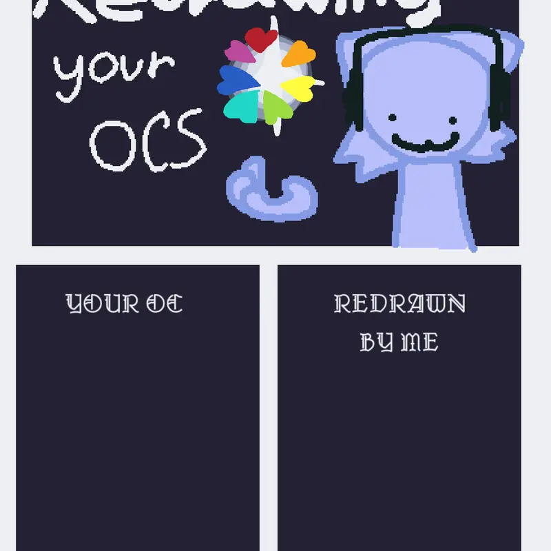 REDRAWING YOU OCS by @Zeny_XD