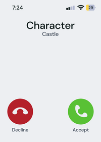 Character is calling you!