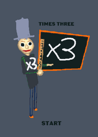 times three