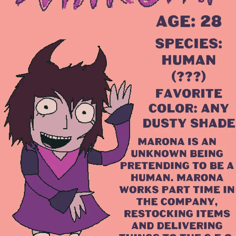 MY LITTLE_DEV1L OC!!! MEET MARONA!!! by @dogmaTM