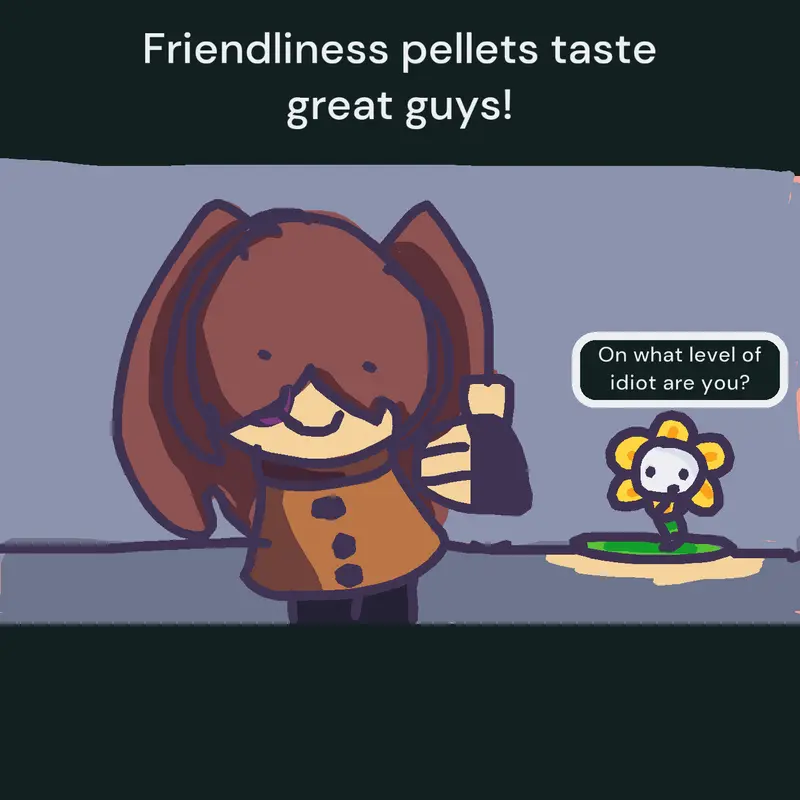 Friendliness pellets taste great! by @Plants_N_Melons