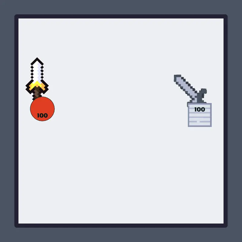 Earclacks Sword vs Mineclacks Sword by @EarclacksBlueDagger