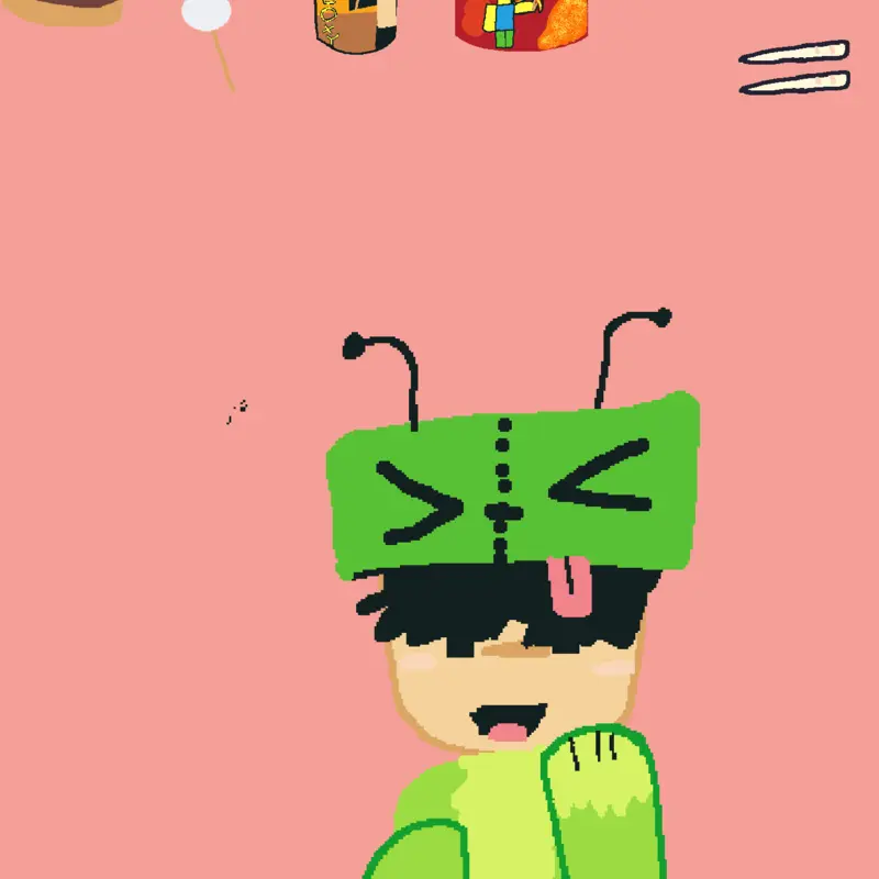 Mukbang with my Roblox character by @schoolisstupid