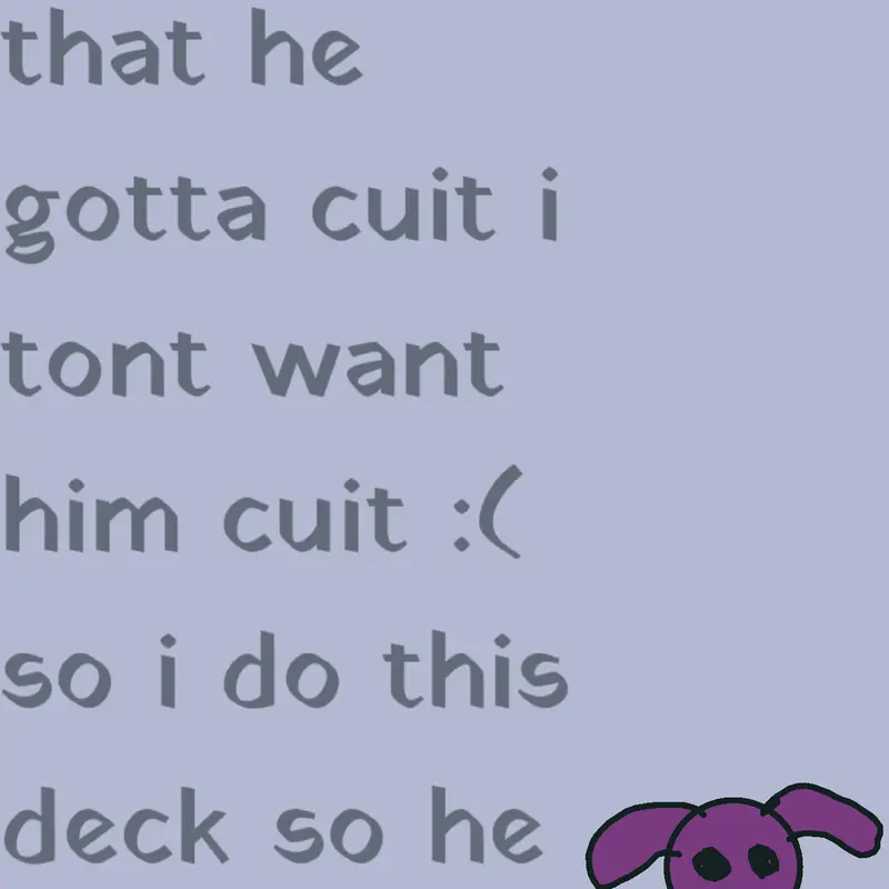 Do not cuit by @my_friend