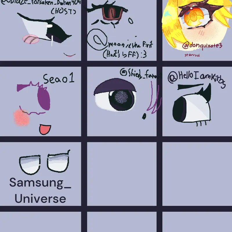 How do yell draw eyes by @Samsung_universe
