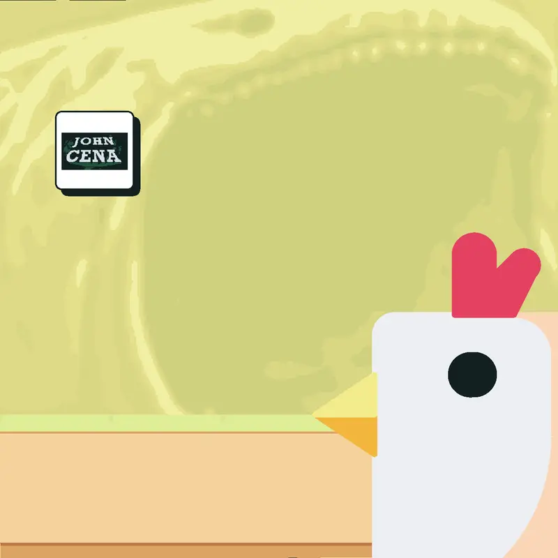 A crazy chicken by @platenfork