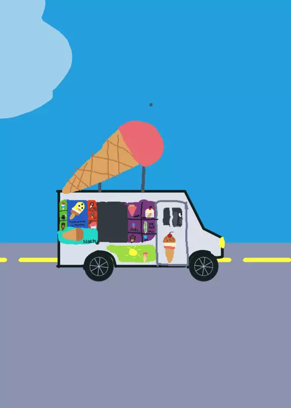 Ice cream truck by @fishintheponds