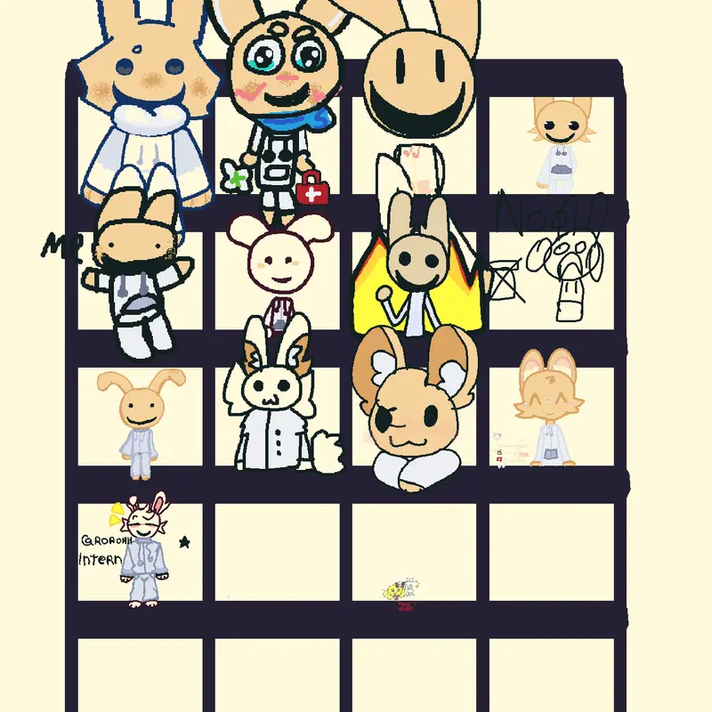 Draw Intern in your stile! by @Rorohh