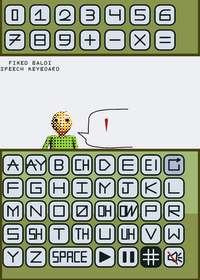 Fixed+Remake baldi 2.1 speech keyboard...