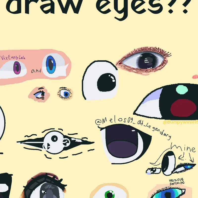 Darwing eyess im excited by @lillystarstars