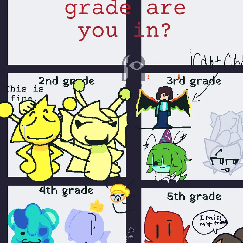 What grade are you in? by @CadeTC97