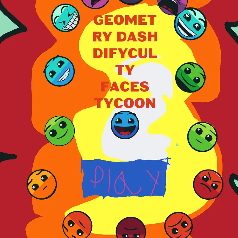 Geometry dash dificulty faces tycoon by @Elianstars