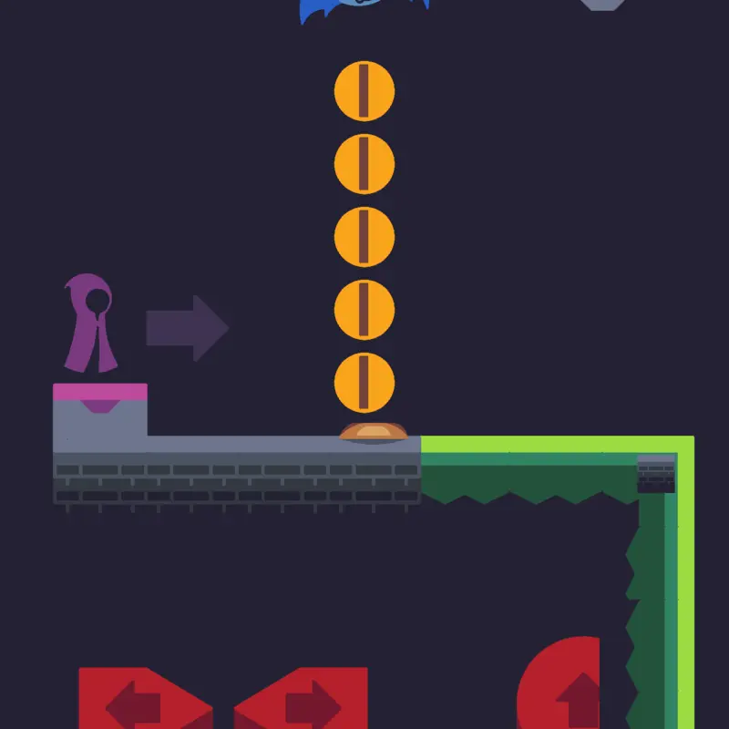 A tiny bit hard platformer by @AAA2025