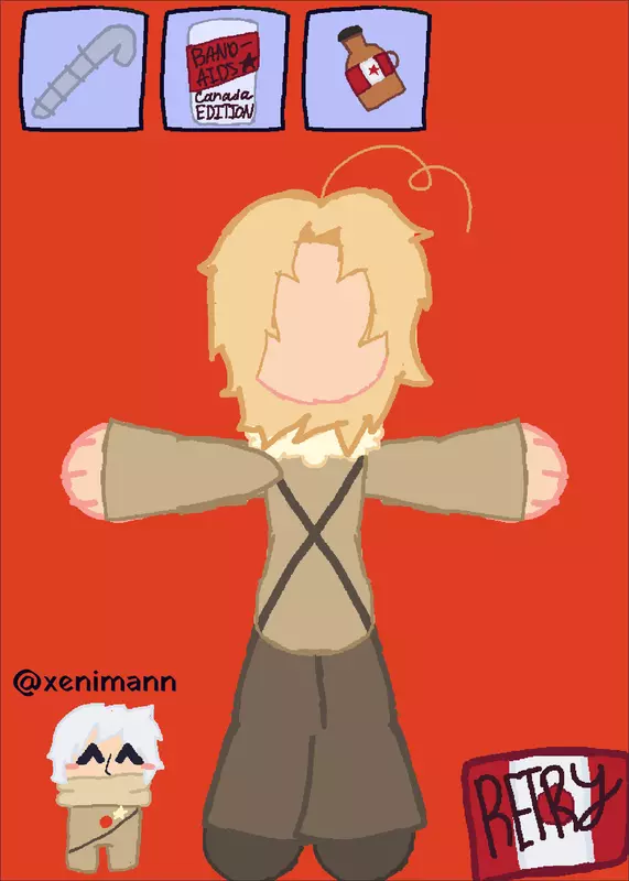 Canada hetalia ragdoll by @Xenimann