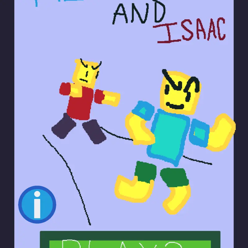 🔵Mike🔵and🔴Isaac🔴 by @thebig_chud14th