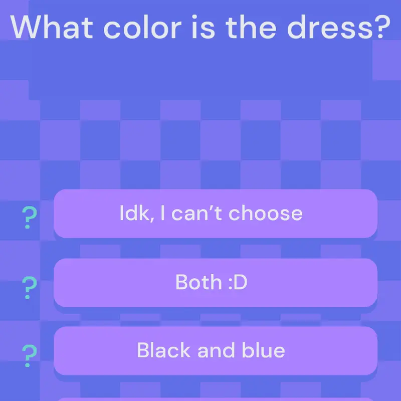 Black and blue or white and gold? by @Hai_hai