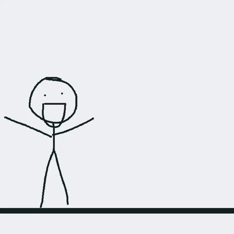 i have 135 followers! by @thestickman_dude